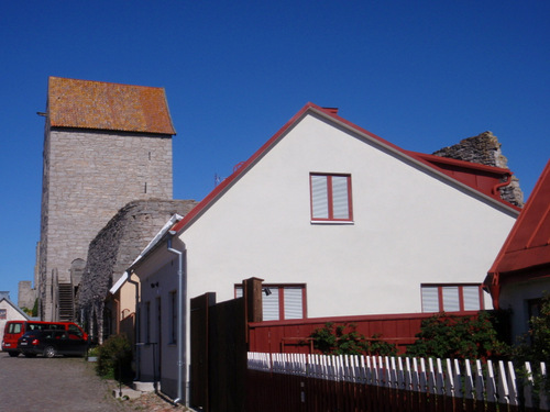 Visby city wall/fortress.